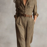 Anna™ | elegant checkered jumpsuit
