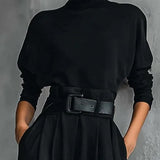 Lisa™ | Black 2-Piece Set with Belt