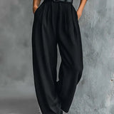 Lisa™ | Black 2-Piece Set with Belt