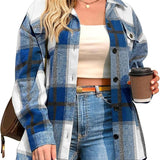 BRIGID™ - Stylish Plus-Size Shacket