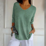 Women’s Lightweight V-Neck Pullover Sweater
