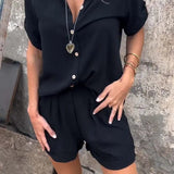Melda | Breezy Buttoned Set