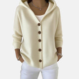 Zoé | Soft Hooded Knit Cardigan for Effortless Everyday Comfort