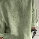 Women’s Relaxed Button-Front Blouse