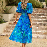 Orina™ | V-Neck Elegance Dress