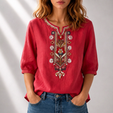 Women’s Floral Embroidered Blouse