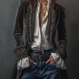 Women’s Long Embroidered Jacket