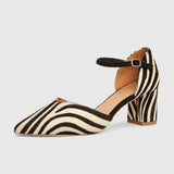 Elle™ | Zebra Print Pointed Heels