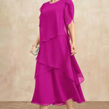 SAKURA™ - Flowing Charm Midi Dress
