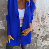Women’s Button-Up Hooded Jacket