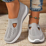 Claire | Breathable Knit Slip-On Sneakers