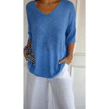 Women’s Elegant V-Neck Shirt
