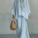 Celine™ | Elegant Linen Two-Piece Set