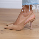 Amelia™ | Nude Low Heels