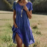 TAMIKA™ – Chic Short Sleeve Dress
