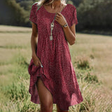 TAMIKA™ – Chic Short Sleeve Dress