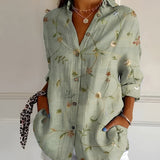 Women’s Long Sleeve Button Down Shirt