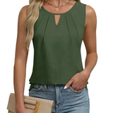Women’s Sleeveless Round Neck Top