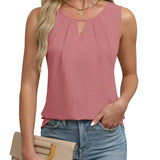 Women’s Sleeveless Round Neck Top