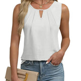 Women’s Sleeveless Round Neck Top