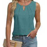 Women’s Sleeveless Round Neck Top
